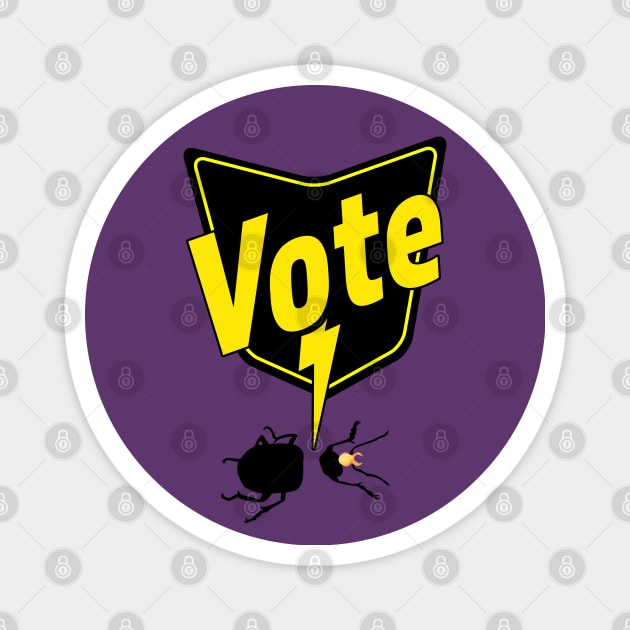 Know Your Parasites Vote Bug Spray Magnet by OrangeMonkeyArt